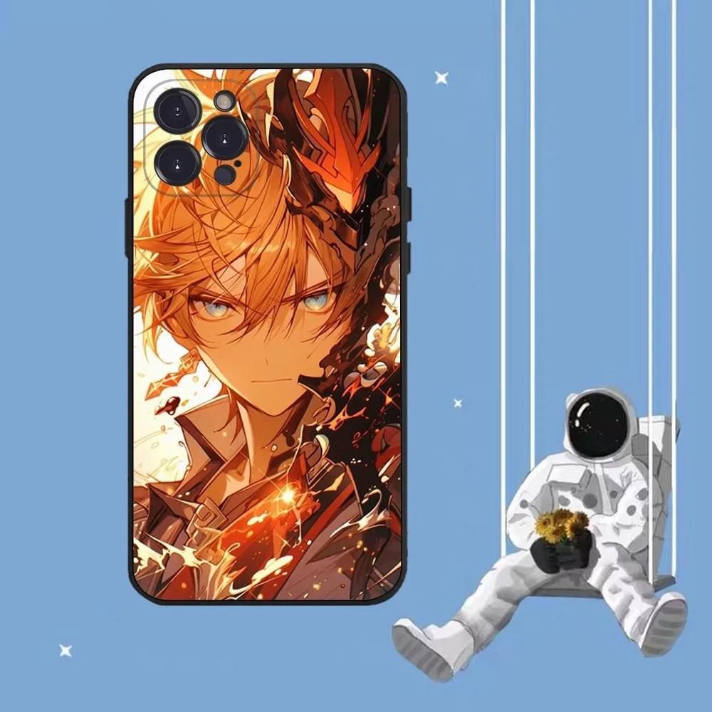 Apple Iphone15Plus Mobile Phone Case Tatalia Childe, The Original God Mobile Phone Case Is Sent With Painted Anti-Defense.