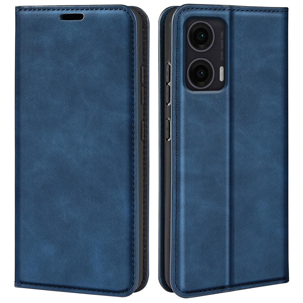 For Motorola Moto G35 5G Case Skin-Touch Leather Wallet Phone Cover