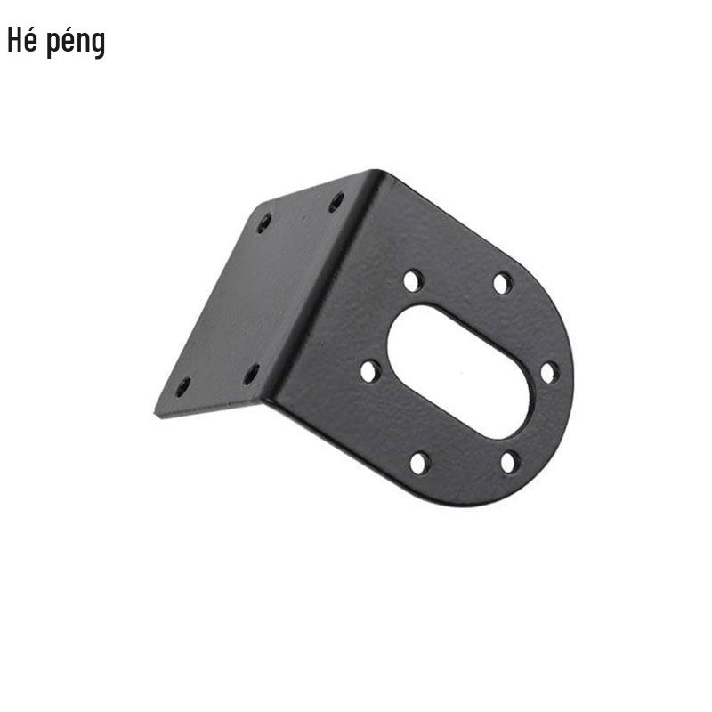 25/37mm Gear Motor Bracket for GM25-370/520/555 - Iron/Aluminum, Spray-Painted