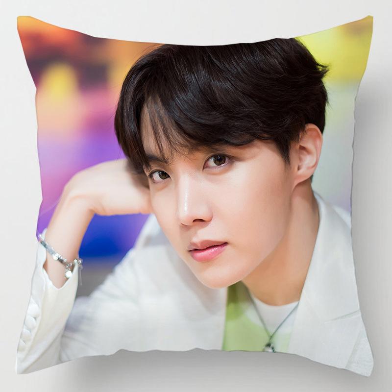 Cozy 45cm Kpop Bts Bangtan Boys Cushion Cover Decorative Soft Pillow Case For Home