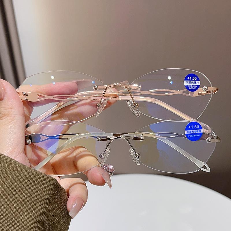 Anti-Blue Fashion Reading Glasses Women'S High Definition Comfortable Reading Glasses Old Reading Glasses