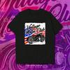 American Vintage Motor Club Poster Printed Graphic T-Shirt Unisex's And Wounisex's Short Sleeve Breathable Motorcycle T-Shirt