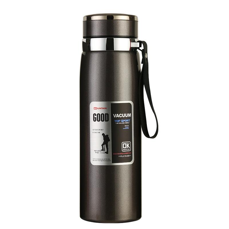 Stainless Steel Thermos Cup - Stylish Outdoor Sports Water Bottle | Portable Travel Gift Cup