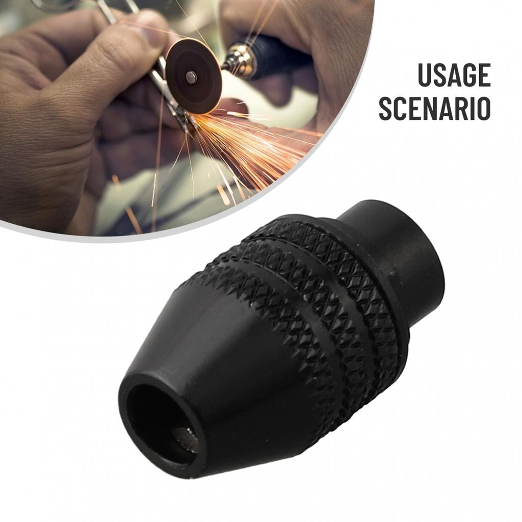 Drill Chuck Attachment Black Clamping Electric Grinder