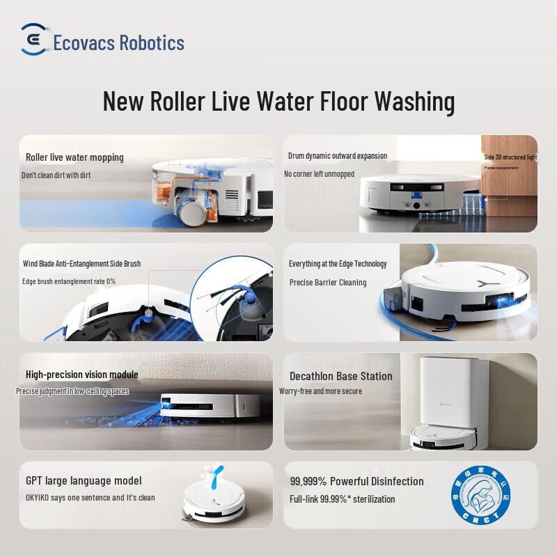 ECOVACS T80 Smart Robot Vacuum and Mop