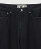 Seteo Wide Curved Denim Pants Indigo
