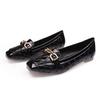 Fashion New Women Flat Shoes 2025 Casual Fashion Slip-on Ballerina Woman Flats Patent Leather Loafers Ladies Spring Autumn Lady Footwear