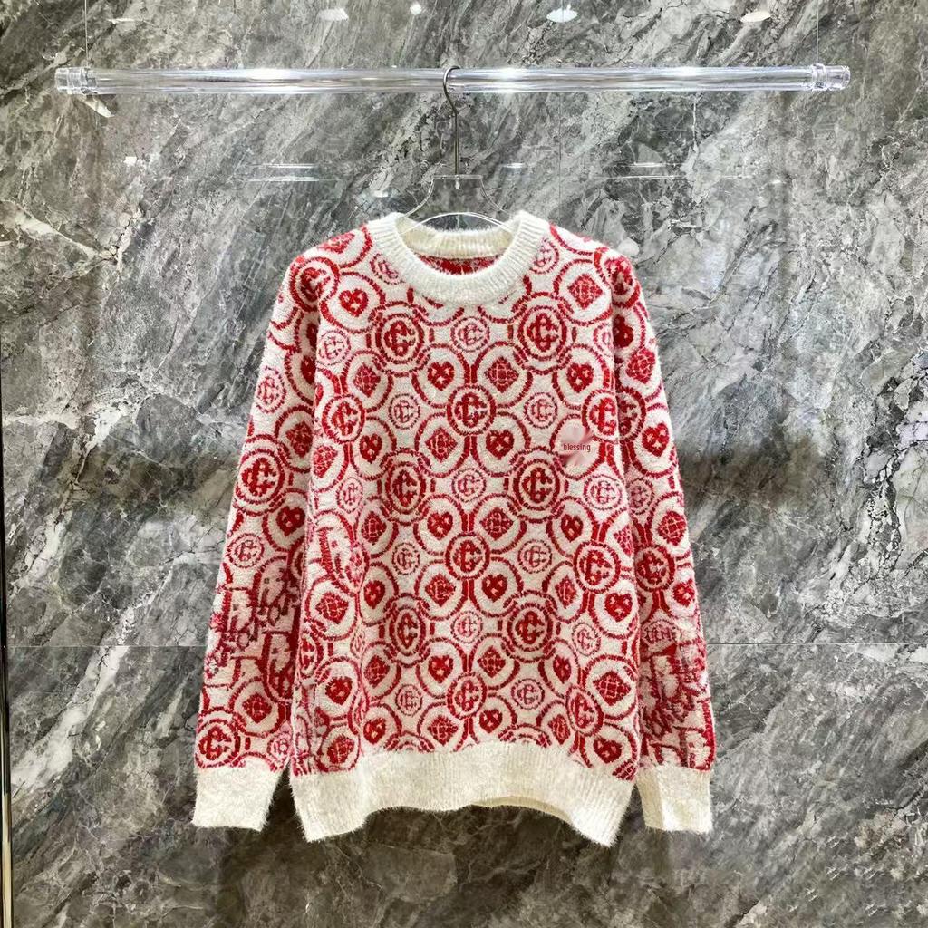 European Style CASA Knit Piqué Polo with Patchwork Pattern - Unisex Design Sweater