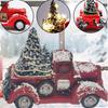 Red Truck Christmas Tree Decoration Interesting Tabletop Ornament