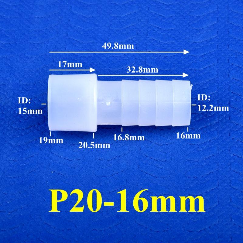 10 Stück/Los 9,5~25mm Flach auf 8~25mm Pagode Direktverbinder Aquarium Tank Anschlüsse Luftpumpe Schlauchverbinder Garten Tropfbewässerung Rohranschlüsse