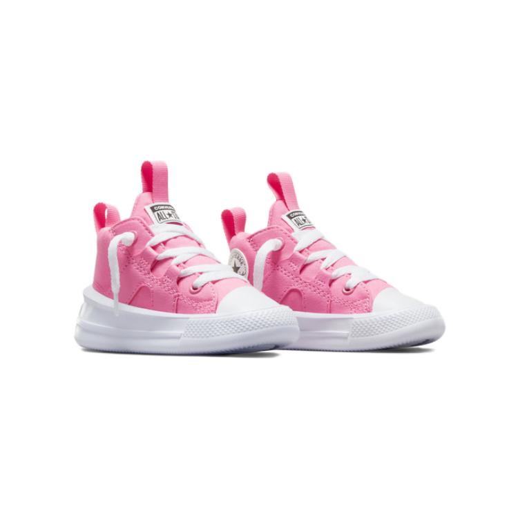 Converse Chuck Taylor All Star Comfortable Durable Mid-Top Walking Shoes Baby Shoes Pink A06131C