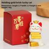Cute Mobile Phone Stand Decoration Cute Maneki Neko Resin Office DeskCute Gift Decoration