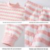 Langsha Girls' 3-Layer Thick 100% Cotton Thermal Underwear Set