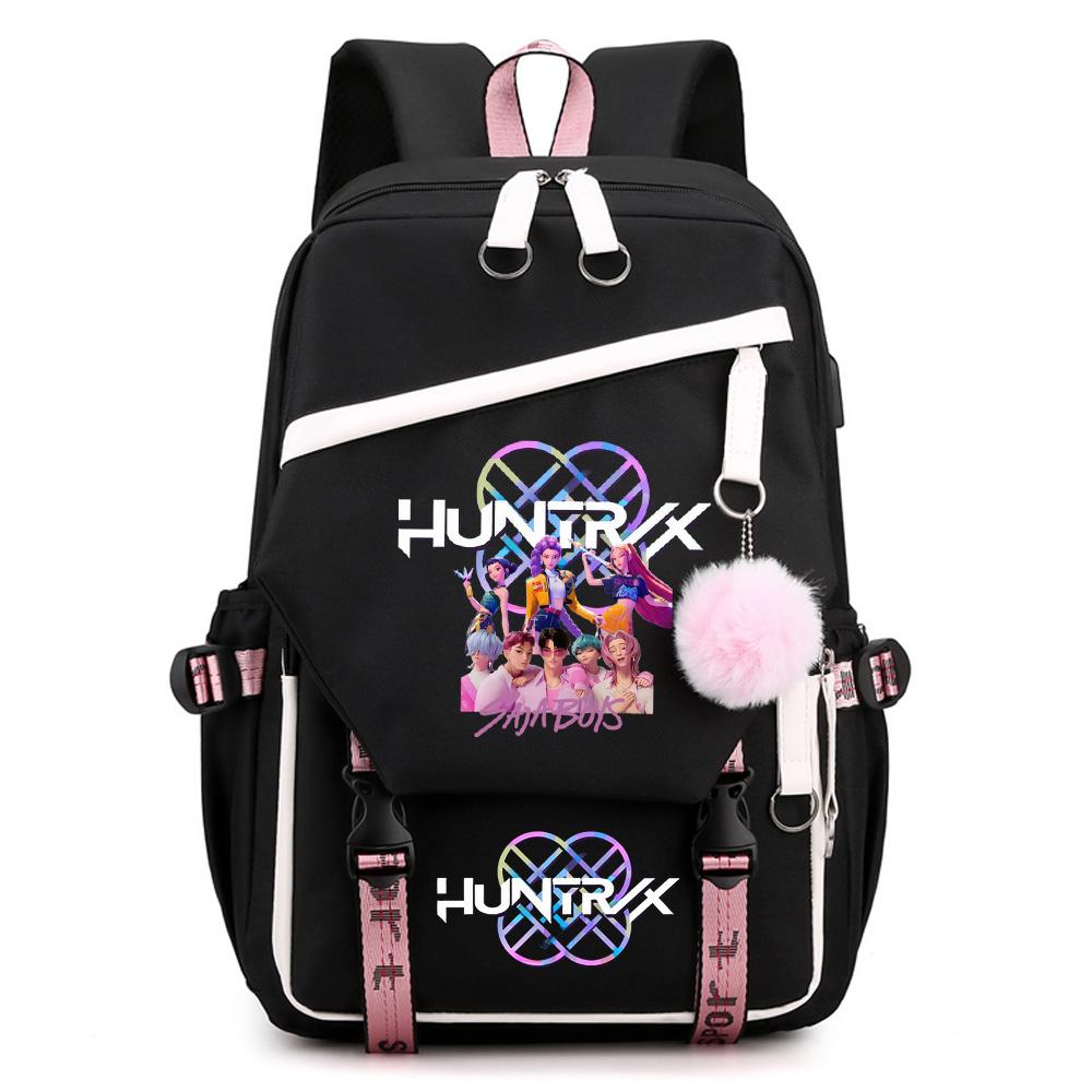 Anime Kpop Demon Hunters Printed Large Capacity Backpack for Teenger Student Girl Boy Schoolbag Bookbag Kid Gift Women Waterproof Travel Bag Mochila
