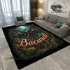 Tappeto stampato con logo Bacardi Tappeto antiscivolo Tappeti da esterno Tappeto per area Tappeto decorativo per camera da letto Tappeto per camera da letto Regalo di compleanno