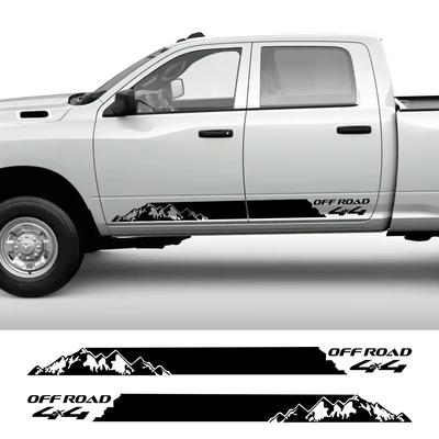 Autocolante Stil Montan pentru Mașină Decaluri Laterale Uși Pick-up Grafică Camion 4X4 Off Road Decor Personalizat Vinil Capac Accesorii Auto