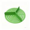 Silicone Triangle Separator For Air Fryer, Bowl Liner Accessory, Fits Most Round Silicone Bowls, Zone Separation To Prevent