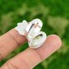 Natural Sleeping Beauty Turquoise Gemstone Stackable Ring Size 8.75 925 Silver
