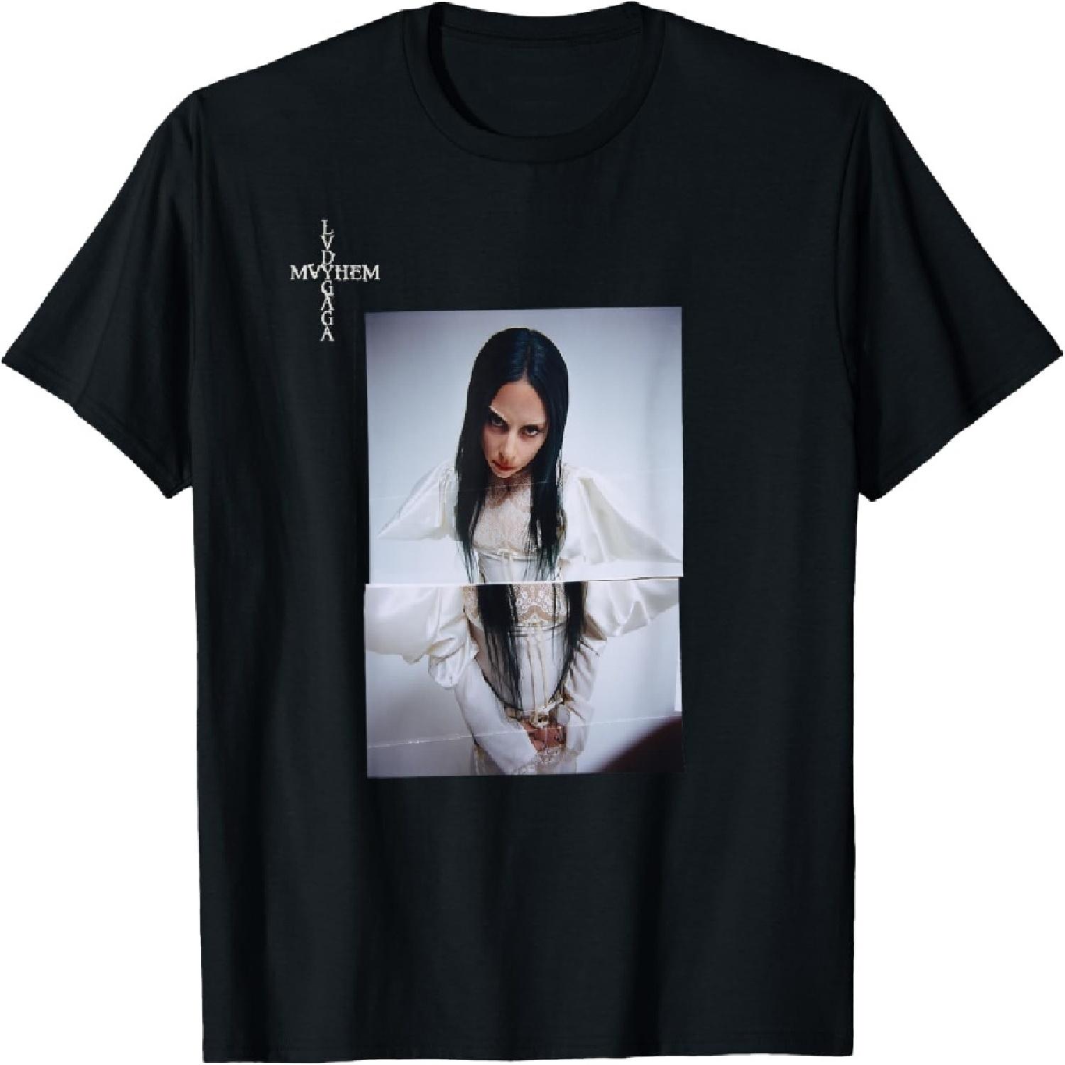 Официальная футболка с фото Lady Gaga Mayhem S разноцветный