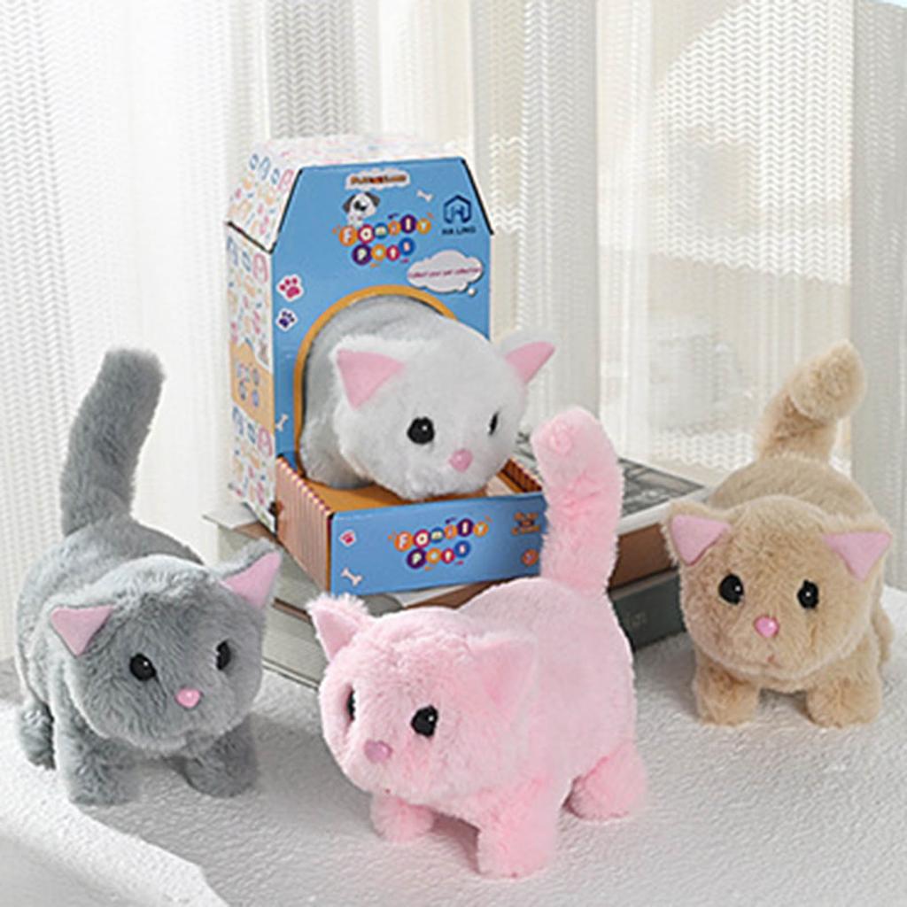 Robotic , My Simulated Pet Robot Cat, Interactive Companion, Realistic Stuffed Pet, Barking, Tail Wagging