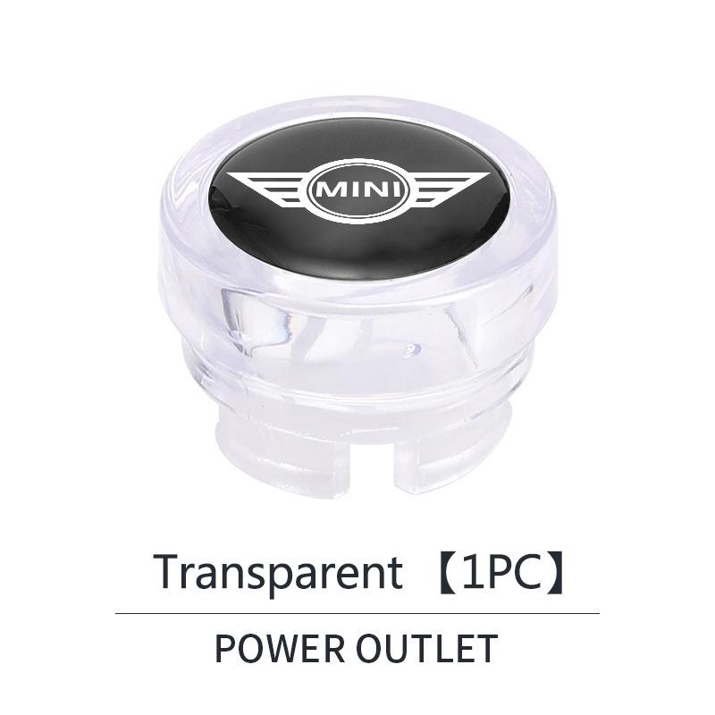 Car Cigarette Lighter Cover Dust-Proof Cap Decoration Auto Accessories For BMW MINI Cooper One S JWC R55 R56 F56 R57 R58 R59 R60