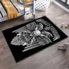 Harley-Davidson Skull Wing Design Rug for Motorcycle Enthusiasts Suitable for use as an anti-slip for living room bedroom sofas