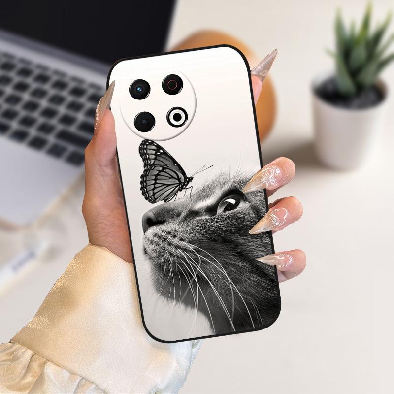 For Tecno Spark 30 Pro 4G Case KL7 Fashion Soft Silicone TPU Phone Back Cover For Tecno Spark30 Pro Shockproof Bumper Fundas