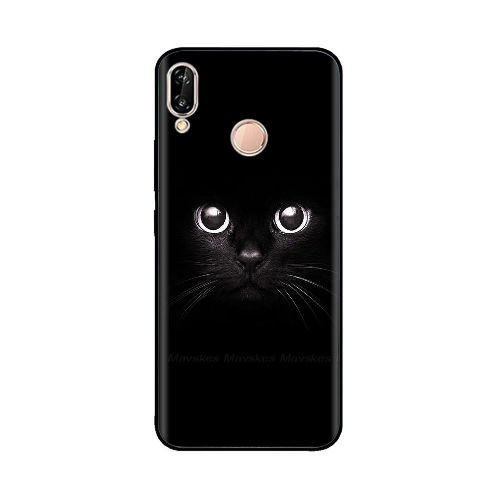 for Huawei P20 Lite Case Silicon Soft TPU Printed Phone Cover Case For Huawei P20lite P 20 Lite Bumper Case Shockproof 5.84 inch