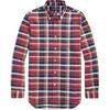 Polo Plaid Pony Logo Embroidered Oxford Long Sleeve Shirt Men Shirts Multicolor MNPOWOV16821748-999