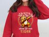 Chinese New Year Tiger Dab T-Shirt Lunar New Year Zodiac Tee Asian Festival Gift Year of the Tiger Men Women Kids Shirt