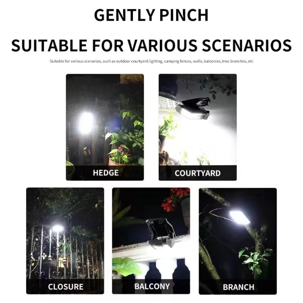 Motion Sensor Solar Security Light Super Bright IP65 Waterproof Motion Sensor Light Solar Powered Clip Mount Garden Light