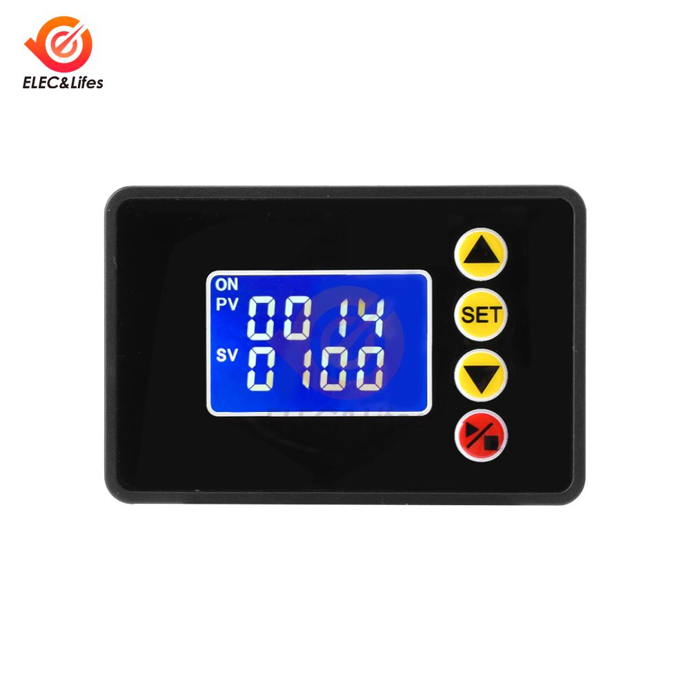 W1111 1.17 inch LCD Display Microcomputer Time Controller AC 111V 111V Dual Digital 1111~9999 Seconds Time Delay Switch