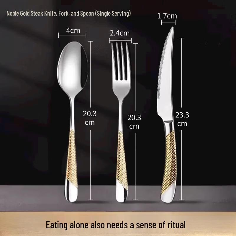 Premium 304 Stainless Steel Western Cutlery