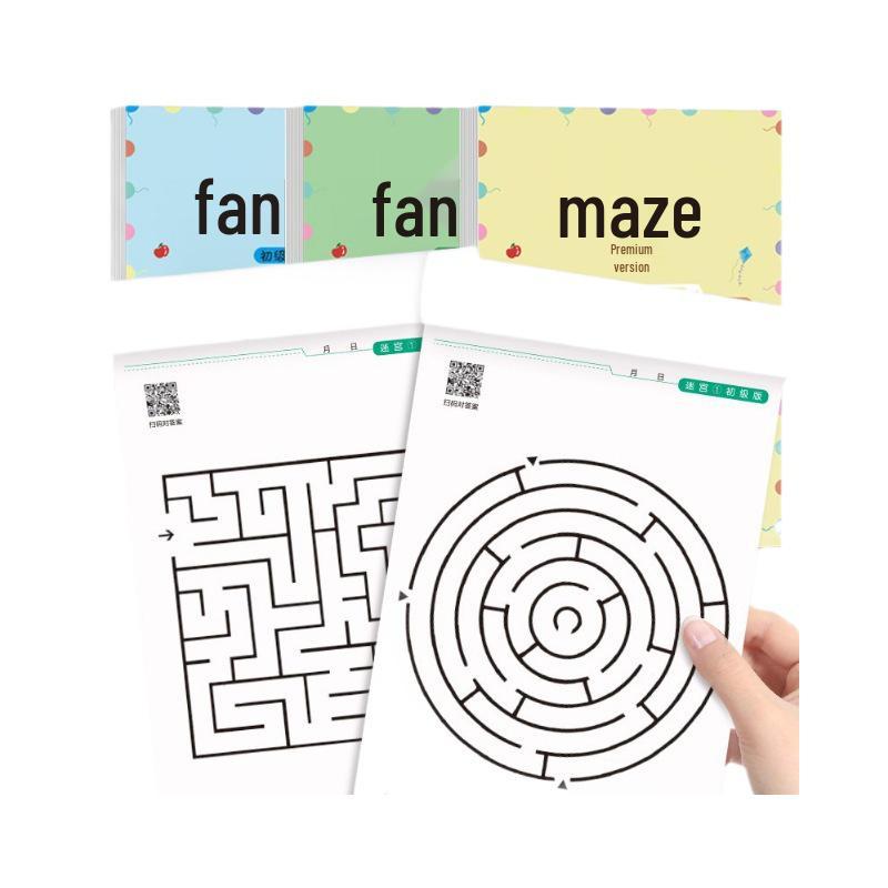 Kids' Maze Challenge: Intelligence Boosting Puzzle Book for Elementary Students