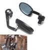 Bike Mirror Bicycle Mirrors Handlebar Rearview Mirror 360° Rotation Adjustable Wide View for 7/8" 22mm Bar End