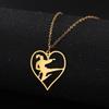 Dreamtimes Men's and Women's Sports Love Necklace 2026 New Fashion Taekwondo Kick Jewelry Accessories