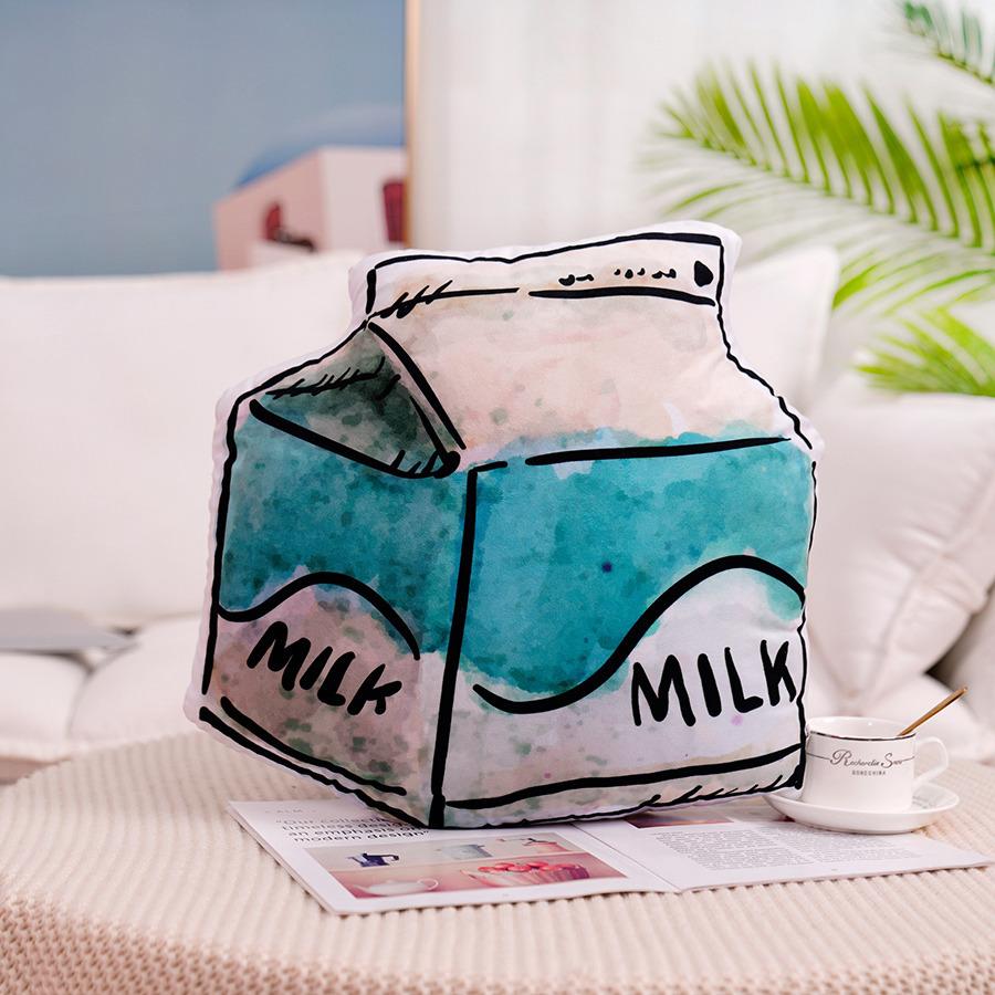 Mädchen Herz Saft Kissen Plüschtier Erdbeersaft Getränk Puppe Sofa Kissen Kissen Mädchen Beruhigungspuppe