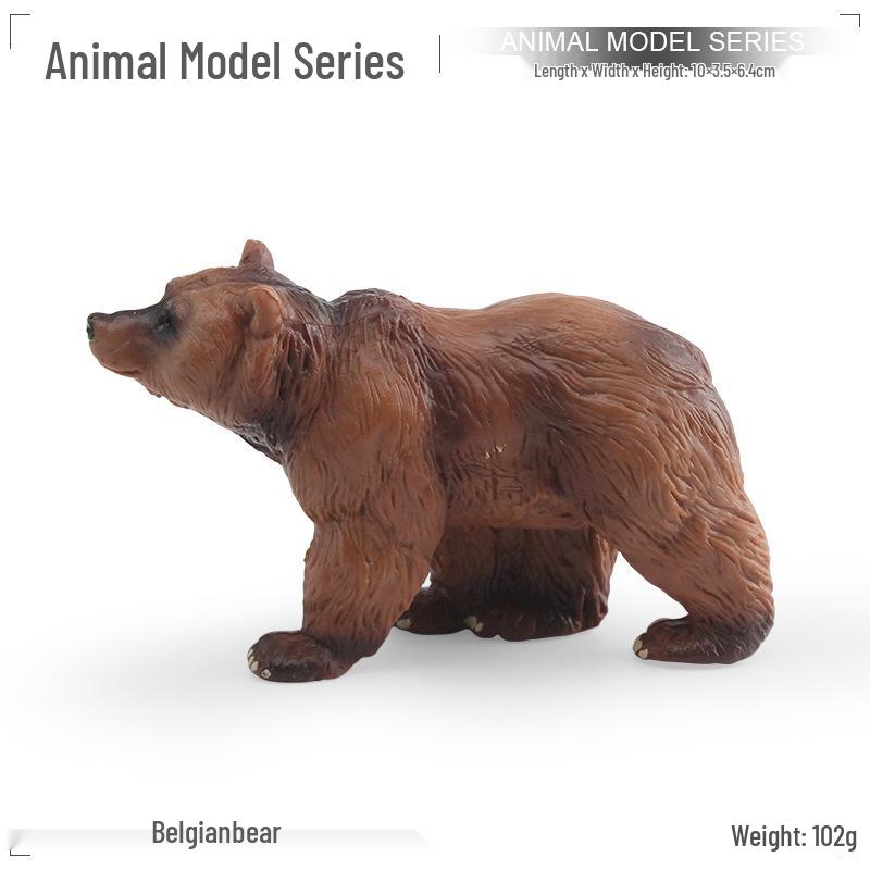 Cross-border Simulation Belgian Bear Dog with Fish - Child s Cognitive Animal Model Ornament