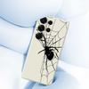 For Samsung Galaxy S25 Ultra Case Spider Pattern Printing Straight Edge TPU Phone Back Cover