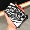 Zebra Stripe Black White Soft Phone Case For Xiaomi Poco X7 X8 Pro Max X6 X5 X3 F8 Ultra F7 M8 M7 M5S Redmi 15C 15A 15 14C 13C 1