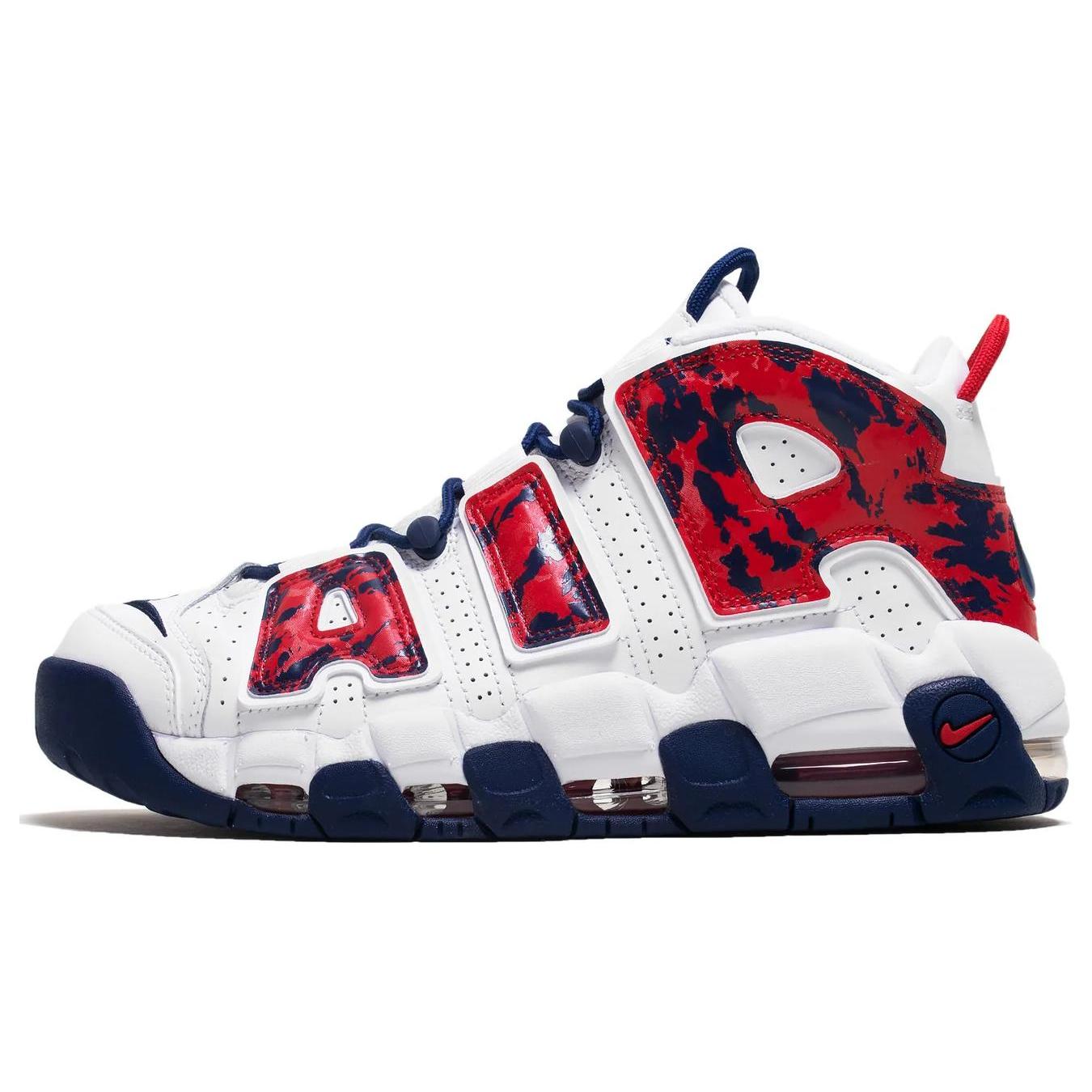 

Nike Air More Uptempo Red Navy Camo 43