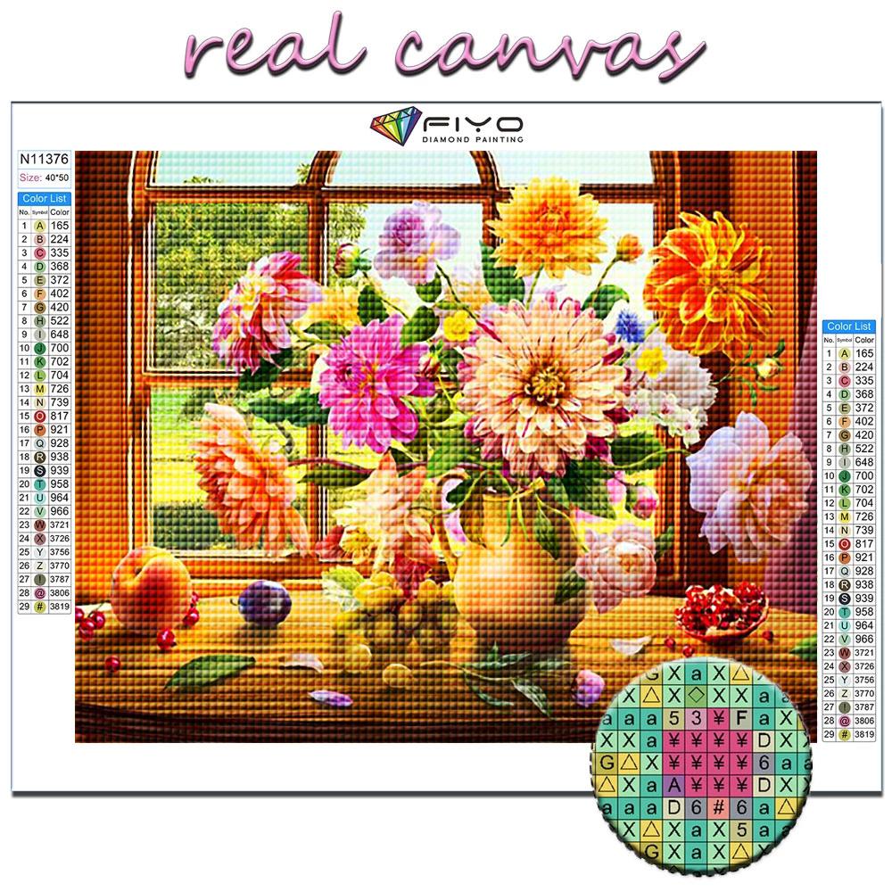 5D Diamantmalerei Blume Topfpflanze DIY Diamantstickerei Strass Heimdekoration