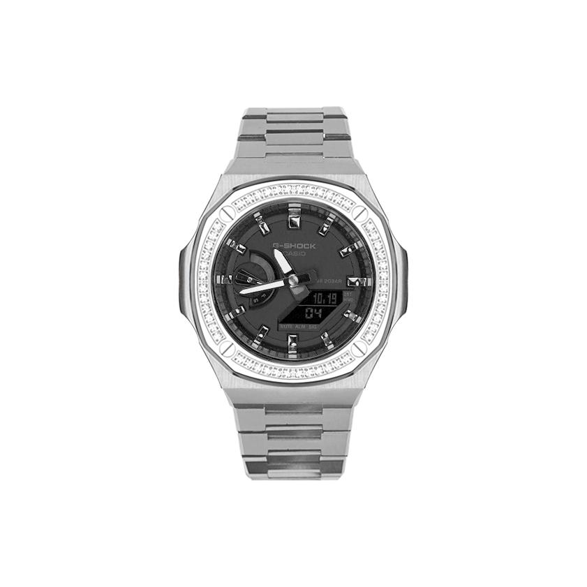 

CASIO Unisex 48.5mm Black Watch GA-2100-1A1(Watch8--KENZO) Regular Watch Box