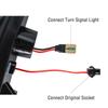 2x Front LED Side Marker Lights Turn Signal Lights Amber Sequential with White DRL for 2016- Honda Civic Sport Hatchback