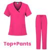 Women's Short Sleeve Casual Workwear Washable Surgical Gown