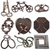 9Pcs Set 3D Metal Unlock Intelligence High Difficulty Level Iq Brainteaser Games For Adults Kids Juegos De Ingenio Y Habilidad