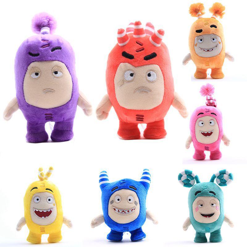 Adorable Oddbods 23cm Plush Soft Cuddly Toy Newt Bubbles Pogo Zee Jeff Fuse Slick Doll
