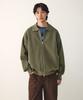 Studio Tomboy [Men] Collared Zip-Up Cardigan_Khaki 9156151171