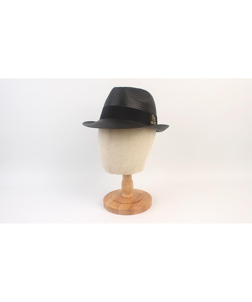 Yunibeosyeolkemiseuteuli Bu Gentle Line Black Fedora Summer Hat