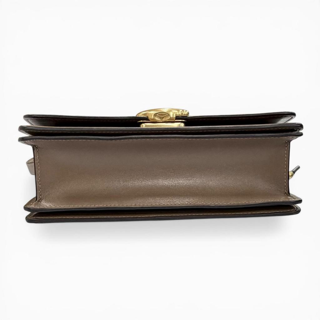 Excellent COACH Shoulder Bag Bandit Brown leather Women CC416 Used